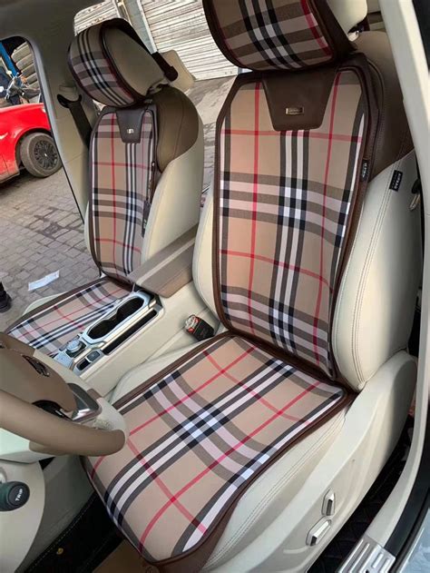 burberry plaid accented auto interior|Mid.